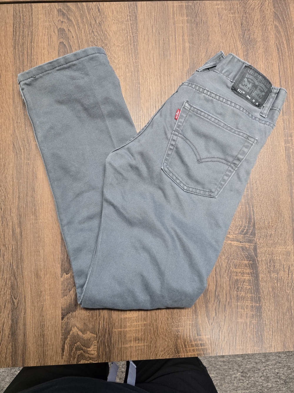 Levi's 511 Slim Gray Jeans Men's 29x29 Stretch Denim Pants